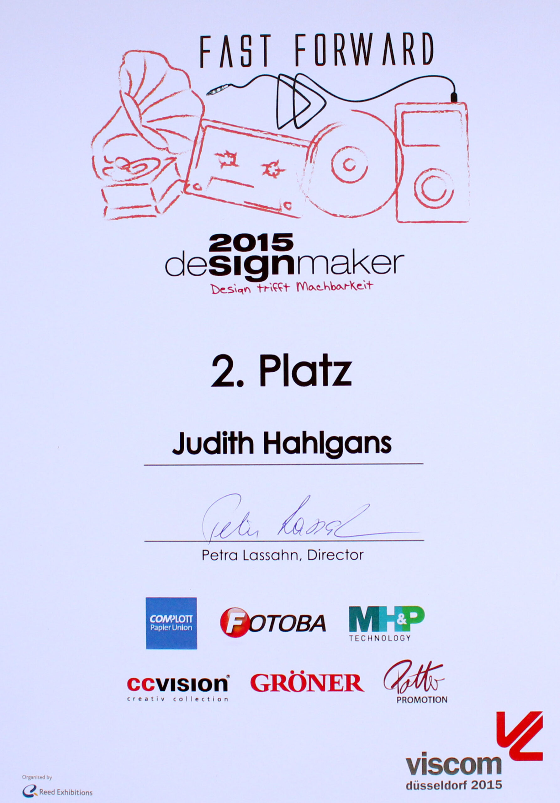 DesignMaker Award Platz 2